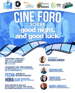 Cineforo: Good Night, and Good Luck - REDAC Cineforo: Good Night, and Good Luck - REDAC